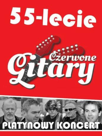 Dębica Wydarzenie Koncert CZERWONE GITARY 55 LECIE -PLATYNOWY KONCERT